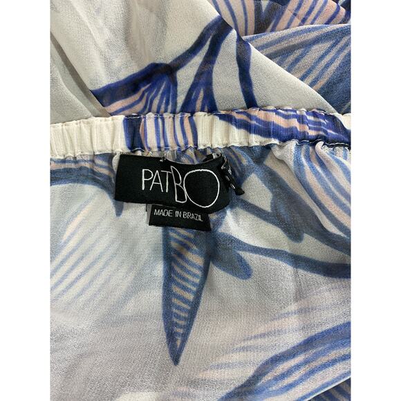 Patbo 'Stargazer Pareo' White Chiffon Dress Size OS - Picture 4 of 4